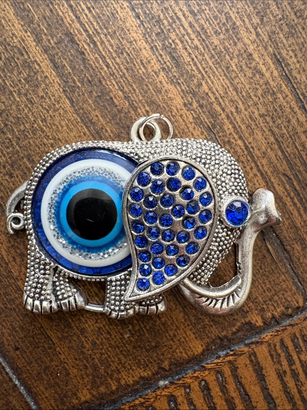 Turkish Evil Eye Elephant Charm - Picture 2 of 4